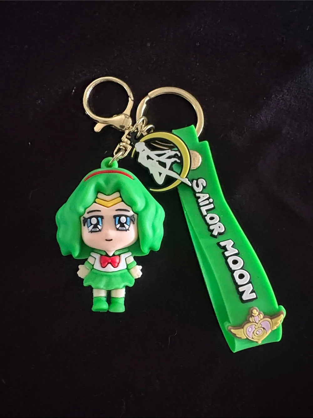 Sailor Moon Sailor Jupiter Green Keychain Bag Charm with Strap